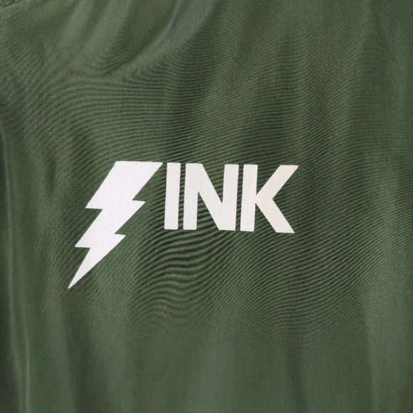 Lightning Bolt Ink Olive Green Promotional Bomber Jacket - Picture 7 of 9